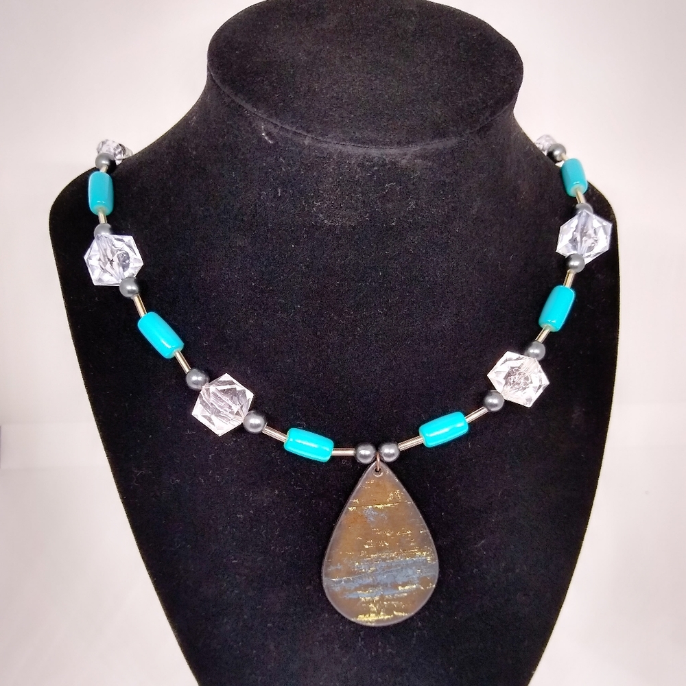Blue necklace